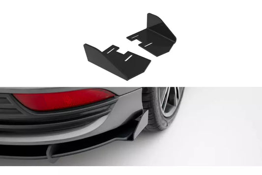 Maxton Design Street Pro Diffusor Flaps für Ford Focus ST Mk3 Facelift Hochglanz schwarz – Ansicht 1