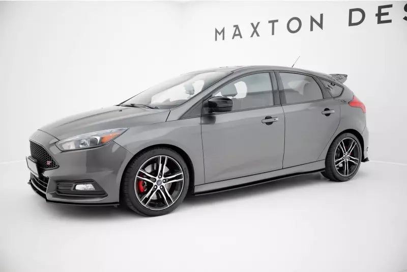 Maxton Design Street Pro Seitenschweller (Paar) für Ford Focus ST Mk3 Facelift schwarz – Ansicht 2