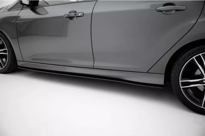 Maxton Design Street Pro Seitenschweller (Paar) für Ford Focus ST Mk3 Facelift schwarz – Ansicht 3