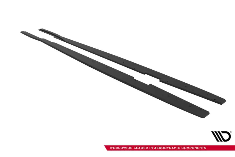 Maxton Design Street Pro Seitenschweller (Paar) für Ford Focus ST Mk3 Facelift schwarz – Ansicht 4