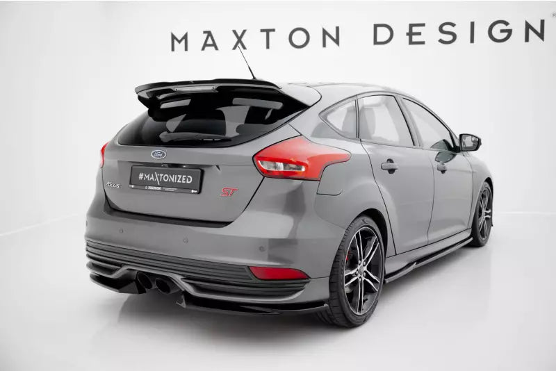 Maxton Design Diffusor Flaps für Ford Focus ST Mk3 Facelift Hochglanz schwarz – Ansicht 2