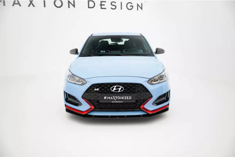 Maxton Design Street Pro Frontlippe für Hyundai Veloster N Mk2 schwarz – Ansicht 2