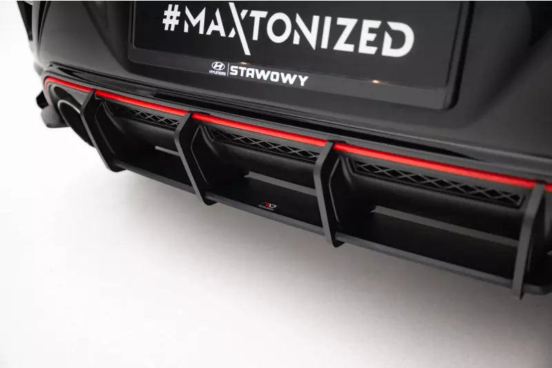 Maxton Design Street Pro Heckdiffusor für Hyundai Veloster N Mk2 schwarz – Ansicht 3