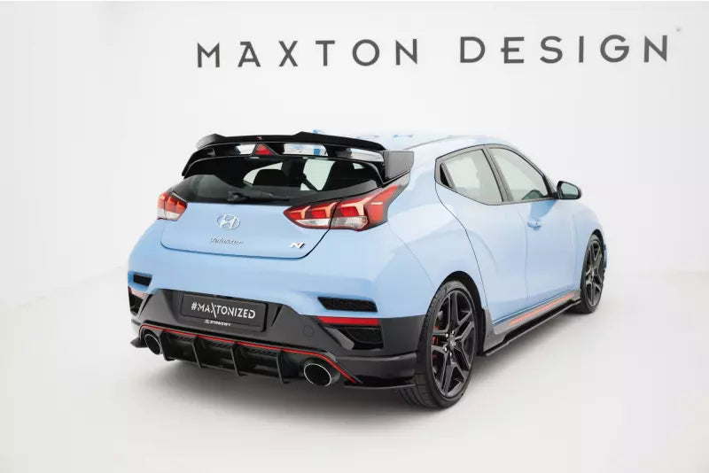 Maxton Design Street Pro Diffusor Flaps für Hyundai Veloster N Mk2 schwarz – Ansicht 2