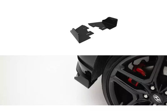 Maxton Design Street Pro Diffusor Flaps für Hyundai Veloster N Mk2 Hochglanz schwarz – Ansicht 1