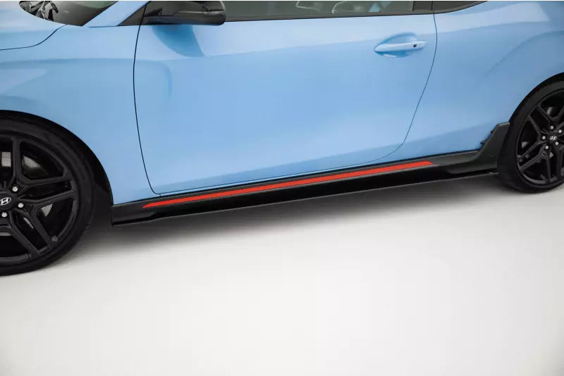 Maxton Design Street Pro Seitenschweller (Paar) für Hyundai Veloster N Mk2 schwarz – Ansicht 1