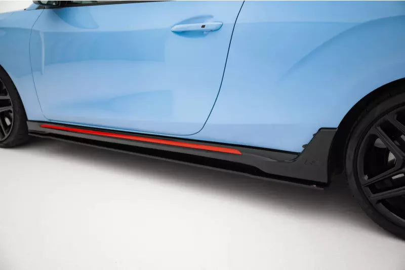 Maxton Design Street Pro Seitenschweller (Paar) für Hyundai Veloster N Mk2 schwarz – Ansicht 3