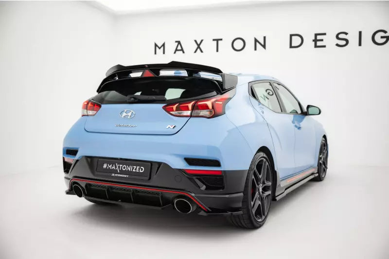 Maxton Design Heckdiffusor für Hyundai Veloster N Mk2 Hochglanz schwarz – Ansicht 1