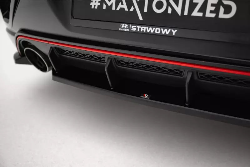 Maxton Design Heckdiffusor für Hyundai Veloster N Mk2 Hochglanz schwarz – Ansicht 3