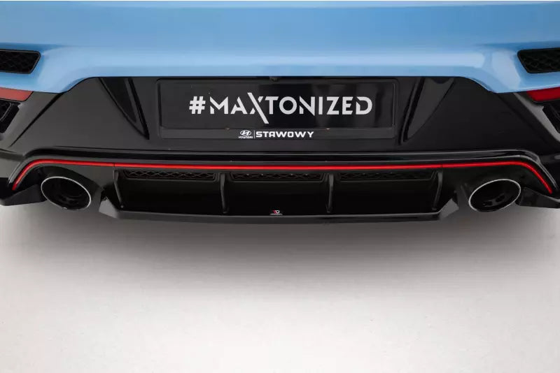 Maxton Design Heckdiffusor für Hyundai Veloster N Mk2 Hochglanz schwarz – Ansicht 4