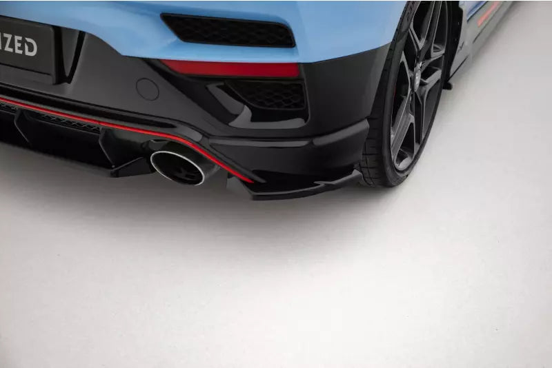 Maxton Design Diffusor Flaps für Hyundai Veloster N Mk2 Hochglanz schwarz – Ansicht 1