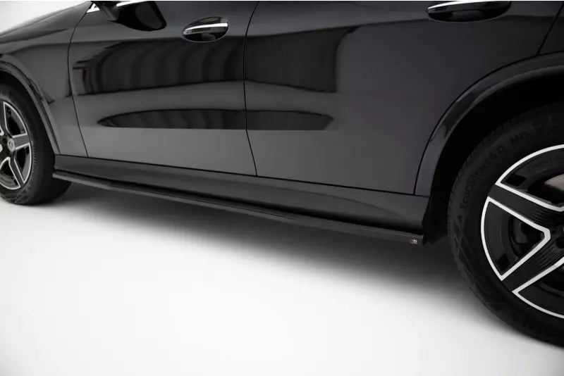Maxton Design Seitenschweller (Paar) für Mercedes GLC Coupe AMG-Line C254 Hochglanz schwarz – Ansicht 2