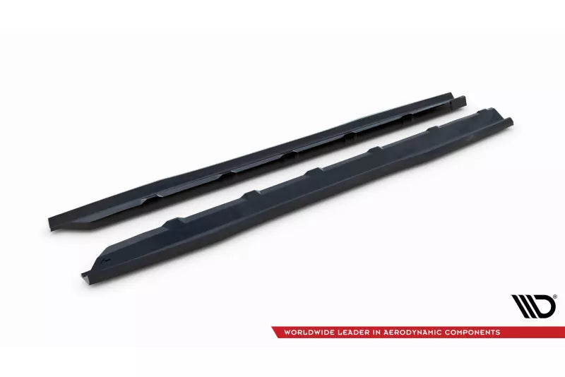 Maxton Design Seitenschweller (Paar) für Mercedes GLC Coupe AMG-Line C254 Hochglanz schwarz – Ansicht 4