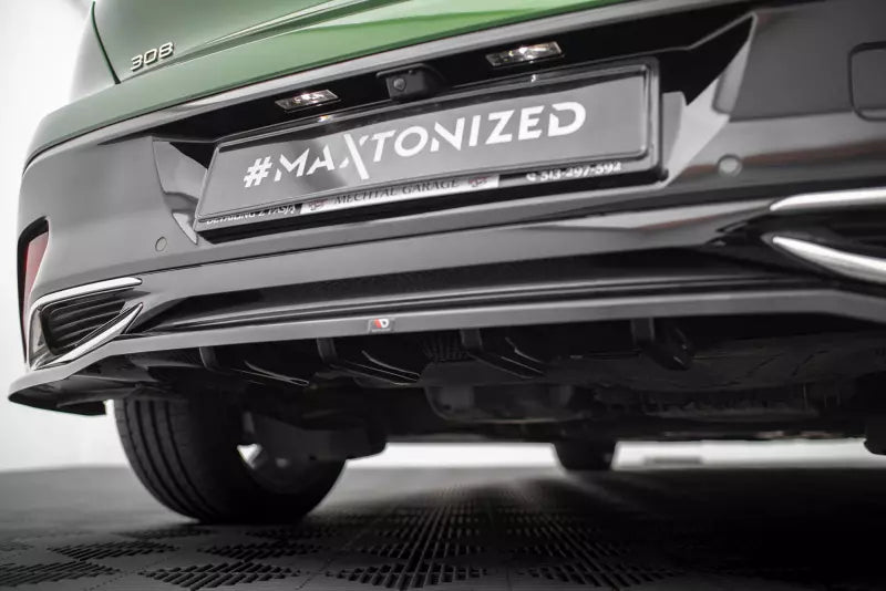 Maxton Design Heckdiffusor für Peugeot 308 Hatchback Mk3 Hochglanz schwarz – Ansicht 1