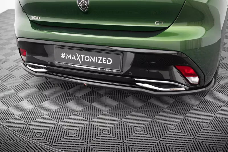 Maxton Design Heckdiffusor für Peugeot 308 Hatchback Mk3 Hochglanz schwarz – Ansicht 3
