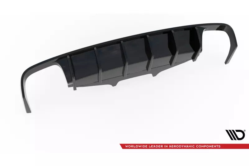 Maxton Design Heckdiffusor für Porsche Macan GTS / Sport Design Mk1 Facelift Hochglanz schwarz – Ansicht 4