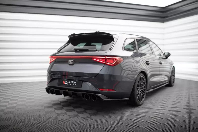 Maxton Design Heckdiffusor mit Sportauspuff Attrappe Chrom für Seat Leon ST FR Mk4 – Ansicht 1
