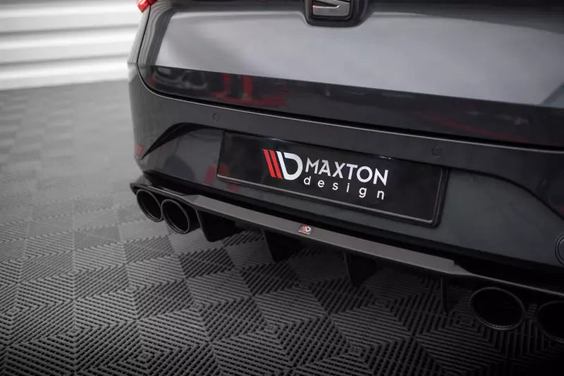 Maxton Design Heckdiffusor mit Sportauspuff Attrappe Chrom für Seat Leon ST FR Mk4 – Ansicht 2