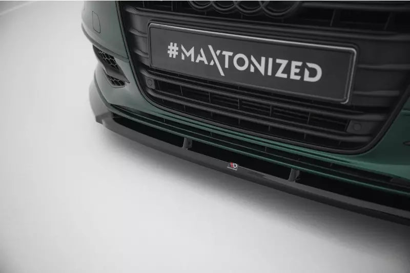 Maxton Design Frontlippe V.3 für Audi A6 S-line / S6 C7 Hochglanz schwarz – Ansicht 3