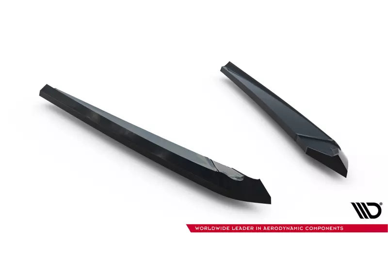 Maxton Design Diffusor Flaps V.2 für Audi A6 S-line Avant C7 Hochglanz schwarz – Ansicht 4