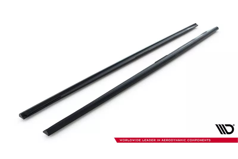 Maxton Design Seitenschweller (Paar) für Audi A6 S-line / S6 C7 Hochglanz schwarz – Ansicht 4