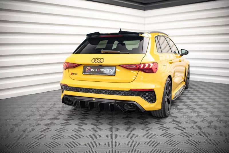 Maxton Design Heckdiffusor für Audi RS3 8Y Hochglanz schwarz – Ansicht 2