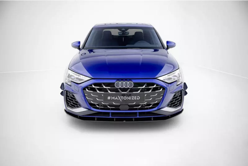 Maxton Design Street Pro Frontlippe für Audi S3 / A3 S-line 8Y Facelift schwarz – Ansicht 2
