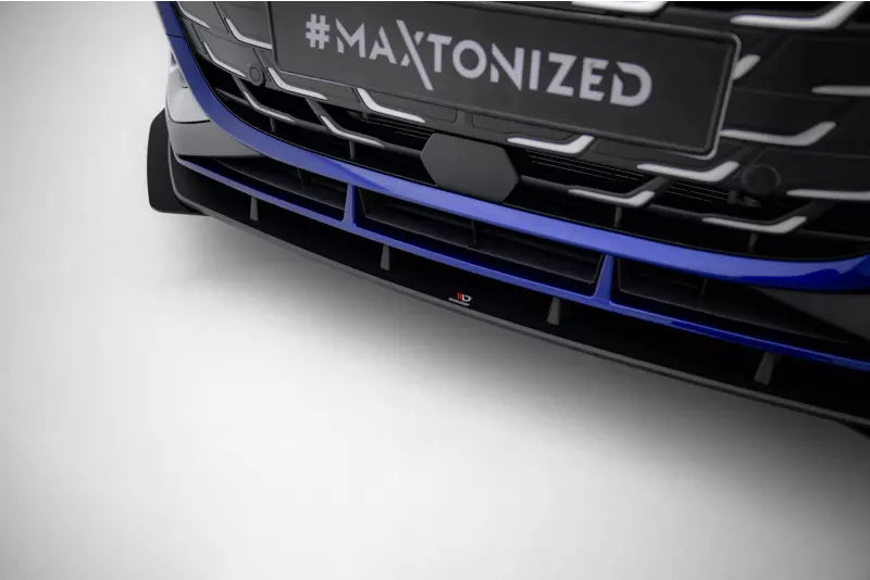 Maxton Design Street Pro Frontlippe V.1 für Audi S3 / A3 S-line 8Y Facelift Hochglanz schwarz – Ansicht 3