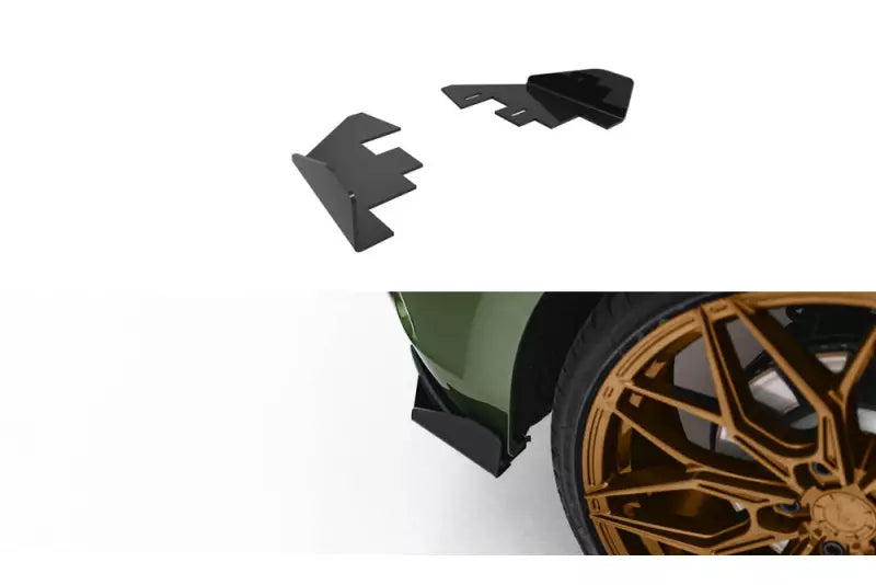 Maxton Design Street Pro Diffusor Flaps für Audi S3 Sportback 8Y Facelift Hochglanz schwarz – Ansicht 1