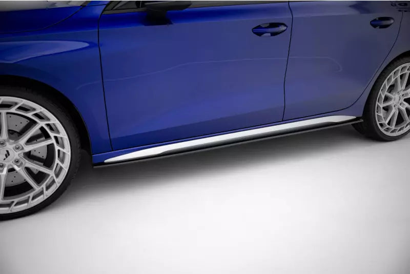 Maxton Design Street Pro Seitenschweller (Paar) für Audi S3 / A3 S-line 8Y Facelift schwarz – Ansicht 1