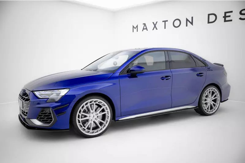 Maxton Design Street Pro Seitenschweller (Paar) für Audi S3 / A3 S-line 8Y Facelift schwarz – Ansicht 2