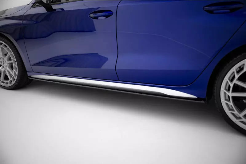 Maxton Design Street Pro Seitenschweller (Paar) für Audi S3 / A3 S-line 8Y Facelift schwarz – Ansicht 3