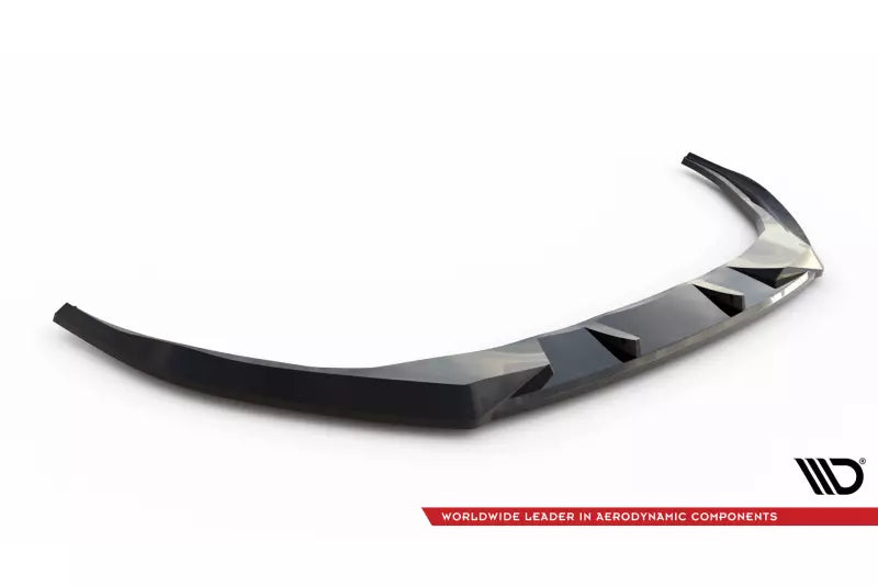 Maxton Design Frontlippe V.1 für Audi S3 / A3 S-line 8Y Facelift Hochglanz schwarz – Ansicht 4