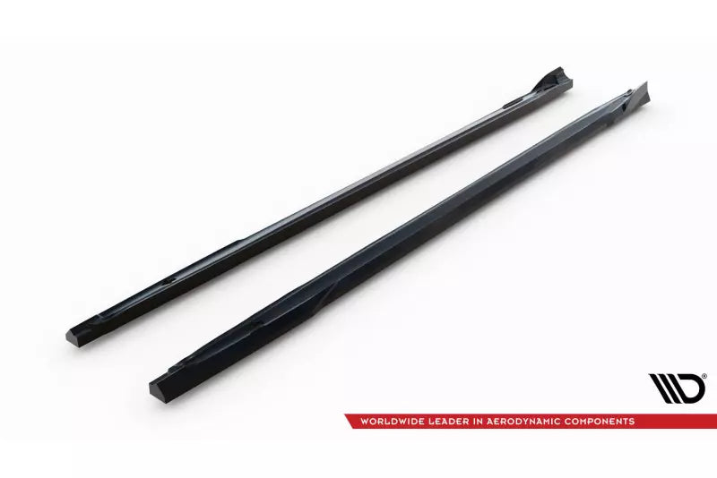 Maxton Design Seitenschweller (Paar) für Audi S3 / A3 S-line 8Y Facelift Hochglanz schwarz – Ansicht 4