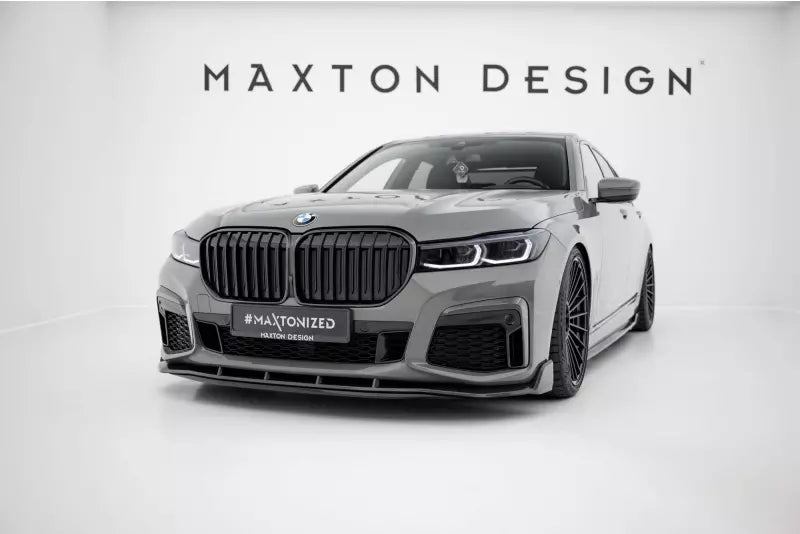 Maxton Design Carbon Frontlippe für BMW 7 M-Paket G11 Facelift Hochglanz schwarz – Ansicht 3