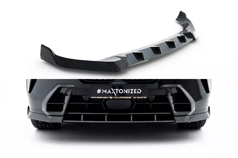 Maxton Design Carbon Frontlippe für BMW X7 M-Paket G07 Facelift 2022- – Ansicht 1