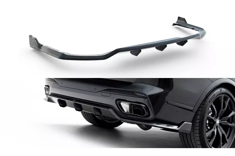 Maxton Design Carbon Heckdiffusor für BMW X7 M-Paket G07 Facelift 2022- – Ansicht 1