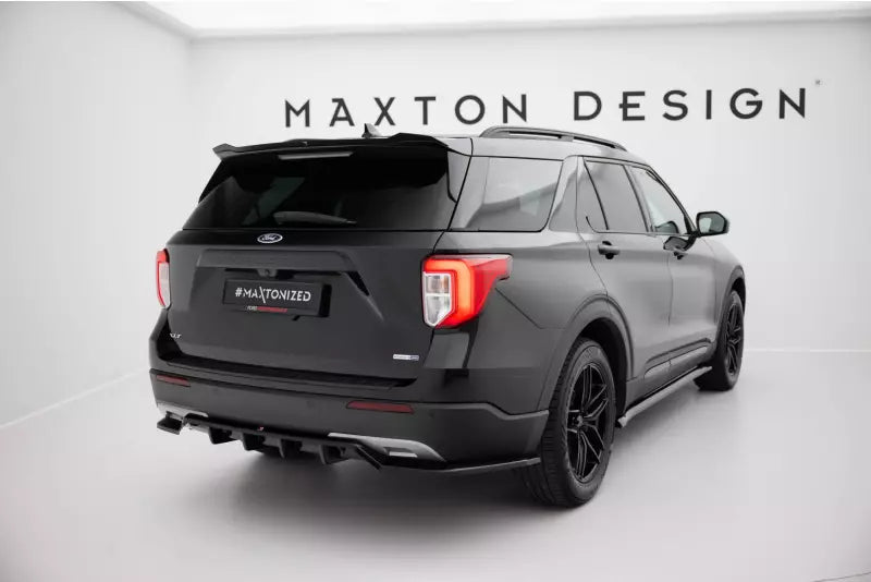 Maxton Design Heckspoiler Lippe für Ford Explorer XLT Mk6 Hochglanz schwarz – Ansicht 2