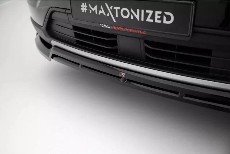 Maxton Design Frontlippe für Ford Explorer XLT Mk6 Hochglanz schwarz – Ansicht 3