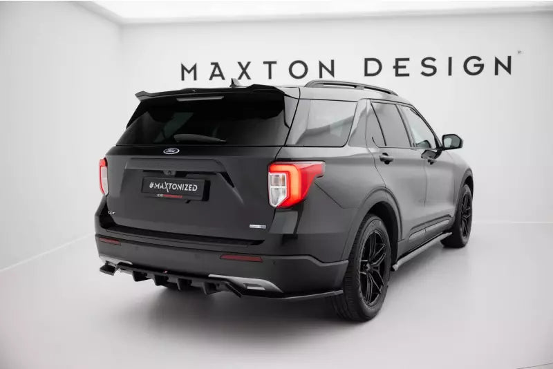 Maxton Design Heckdiffusor für Ford Explorer XLT Mk6 Hochglanz schwarz – Ansicht 2