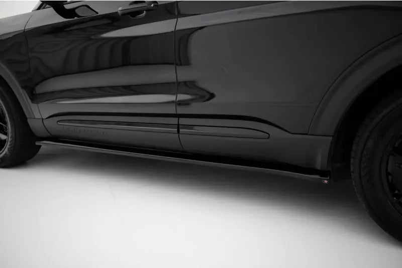 Maxton Design Seitenschweller (Paar) für Ford Explorer XLT Mk6 Hochglanz schwarz – Ansicht 3