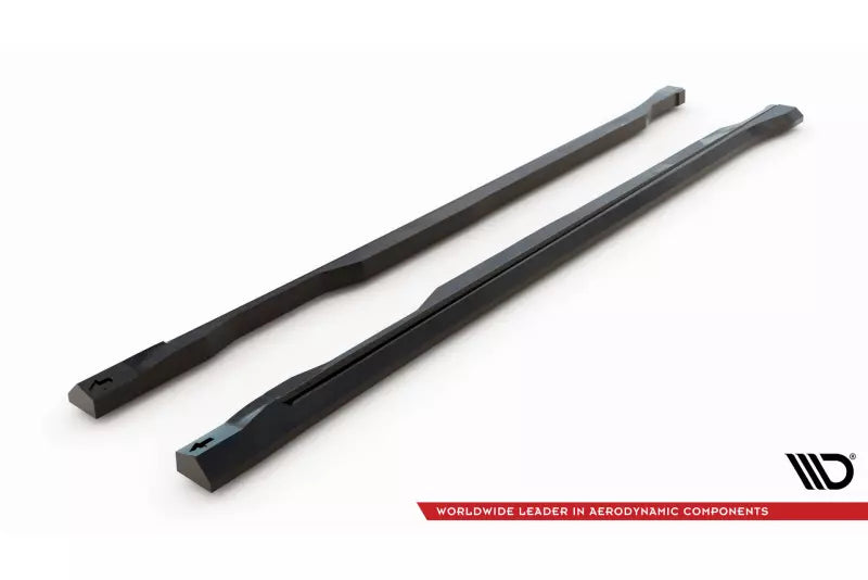 Maxton Design Seitenschweller (Paar) für Ford Explorer XLT Mk6 Hochglanz schwarz – Ansicht 4