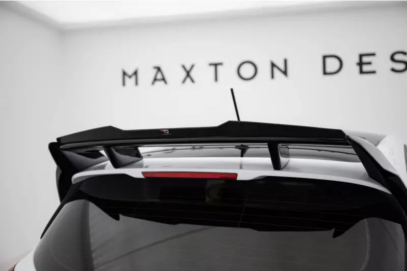 Maxton Design Heckspoiler Lippe für Ford Fiesta ST / ST-Line Mk8 (für FO-FI-8-FH1FP) Hochglanz schwarz – Ansicht 1