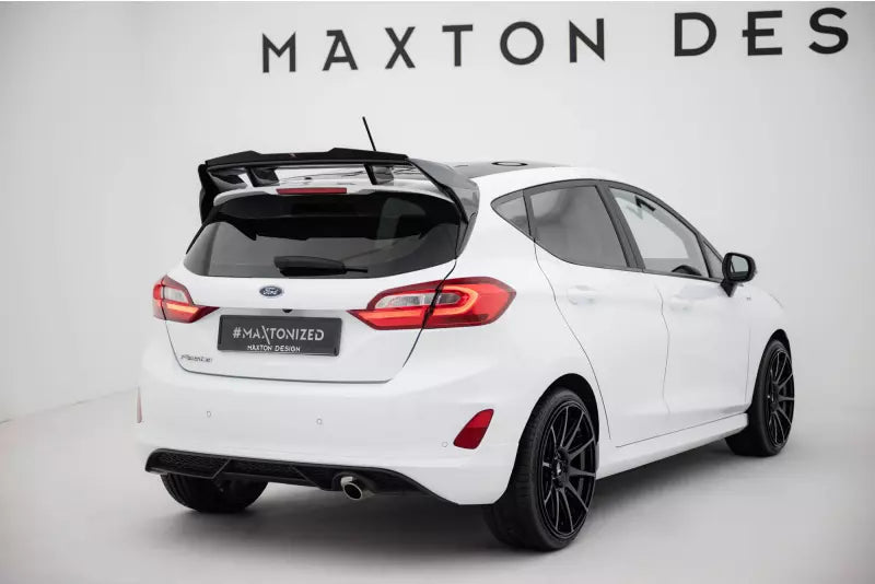 Maxton Design Heckspoiler Lippe für Ford Fiesta ST / ST-Line Mk8 (für FO-FI-8-FH1FP) Hochglanz schwarz – Ansicht 2