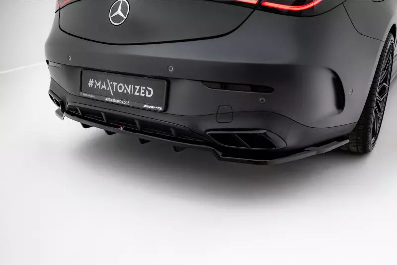 Maxton Design Heckdiffusor für Mercedes CLE AMG-Line C236 Hochglanz schwarz – Ansicht 1