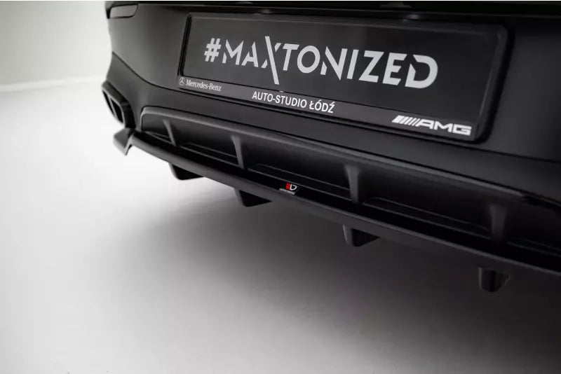 Maxton Design Heckdiffusor für Mercedes CLE AMG-Line C236 Hochglanz schwarz – Ansicht 3