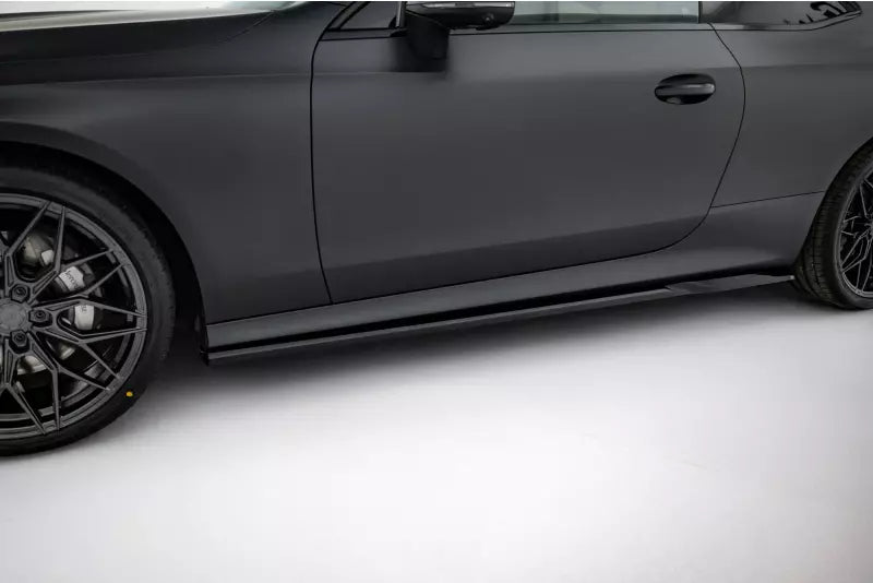 Maxton Design Seitenschweller (Paar) für Mercedes CLE AMG-Line C236 Hochglanz schwarz – Ansicht 1