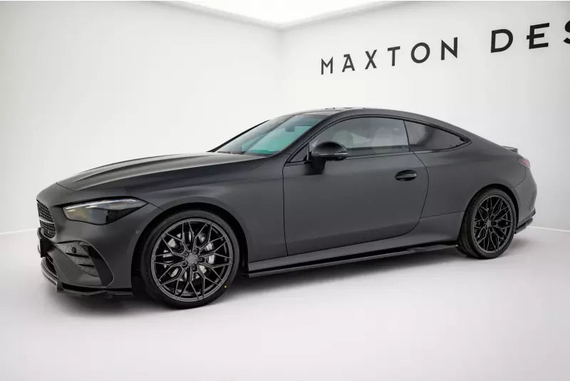 Maxton Design Seitenschweller (Paar) für Mercedes CLE AMG-Line C236 Hochglanz schwarz – Ansicht 2