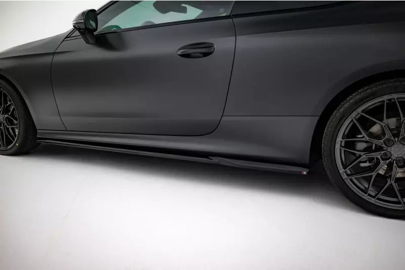 Maxton Design Seitenschweller (Paar) für Mercedes CLE AMG-Line C236 Hochglanz schwarz – Ansicht 3