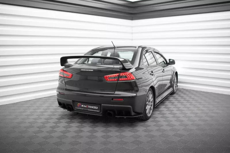 Maxton Design Street Pro Diffusor Flaps für Mitsubishi Lancer EVO X schwarz – Ansicht 2